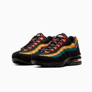Nike Air Max 95 SE - Size 5Y / 6.5W - Black, teal, gold